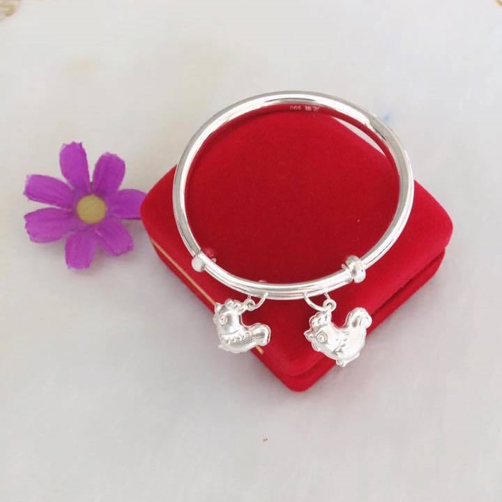 Lắc tay, lắc chân bạc cho bé sơ sinh. Bạc ta nguyên chất - Bạc BSJ Lắc tay, lắc chân bạc cho bé sơ sinh. Bạc ta nguyên chất - Bạc BSJ