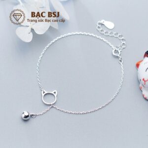 Các mẫu lắc tay bạc nữ đẹp phong cách Hàn Quốc dành cho chị em
